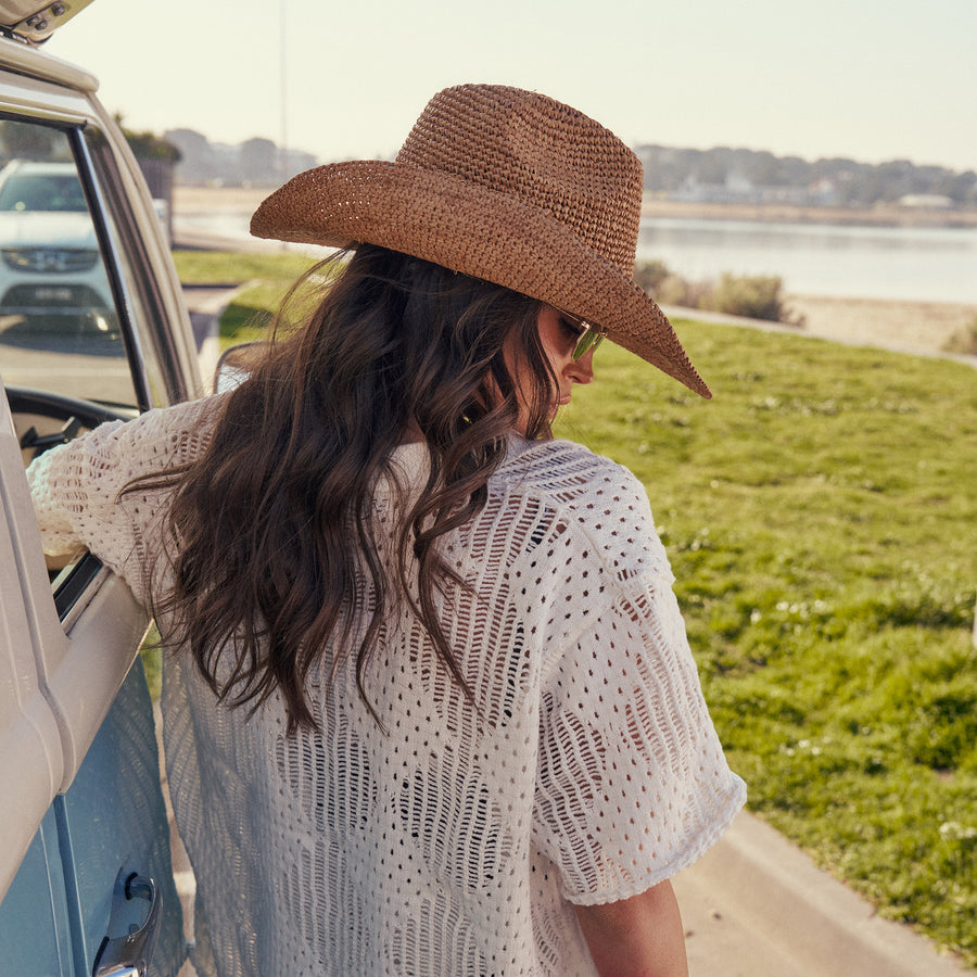 Winton Fedora in Sandstone