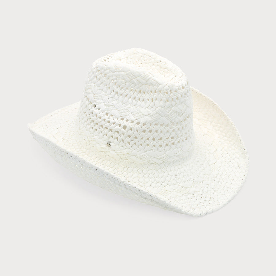 Alba Cowboy Hat in White