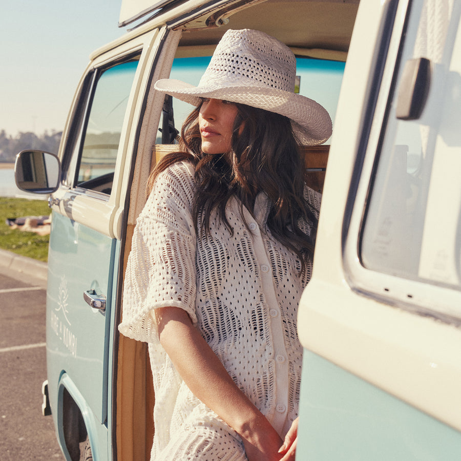 Alba Cowboy Hat in White