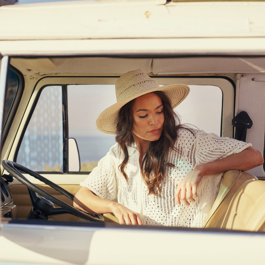 Narelle Fedora in Cream