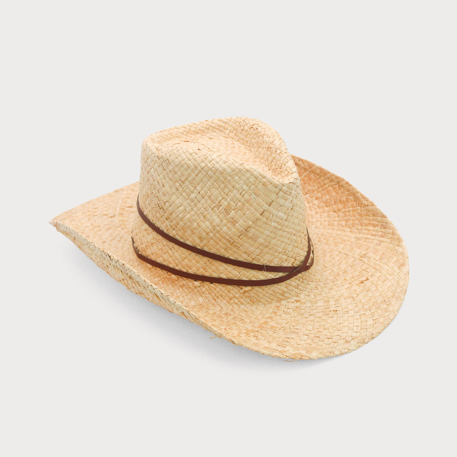 Caspian Cowboy Hat in Natural