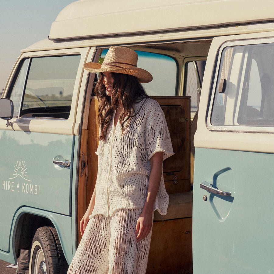 Caspian Cowboy Hat in Natural