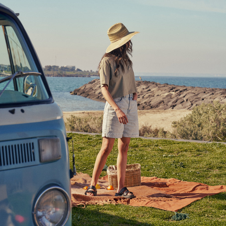 Damona Fedora in Brown