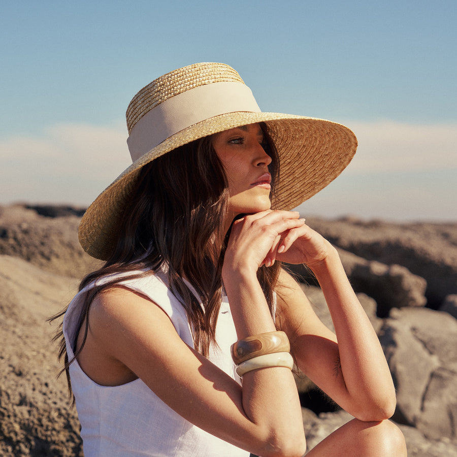 Selkie Droop Hat in White