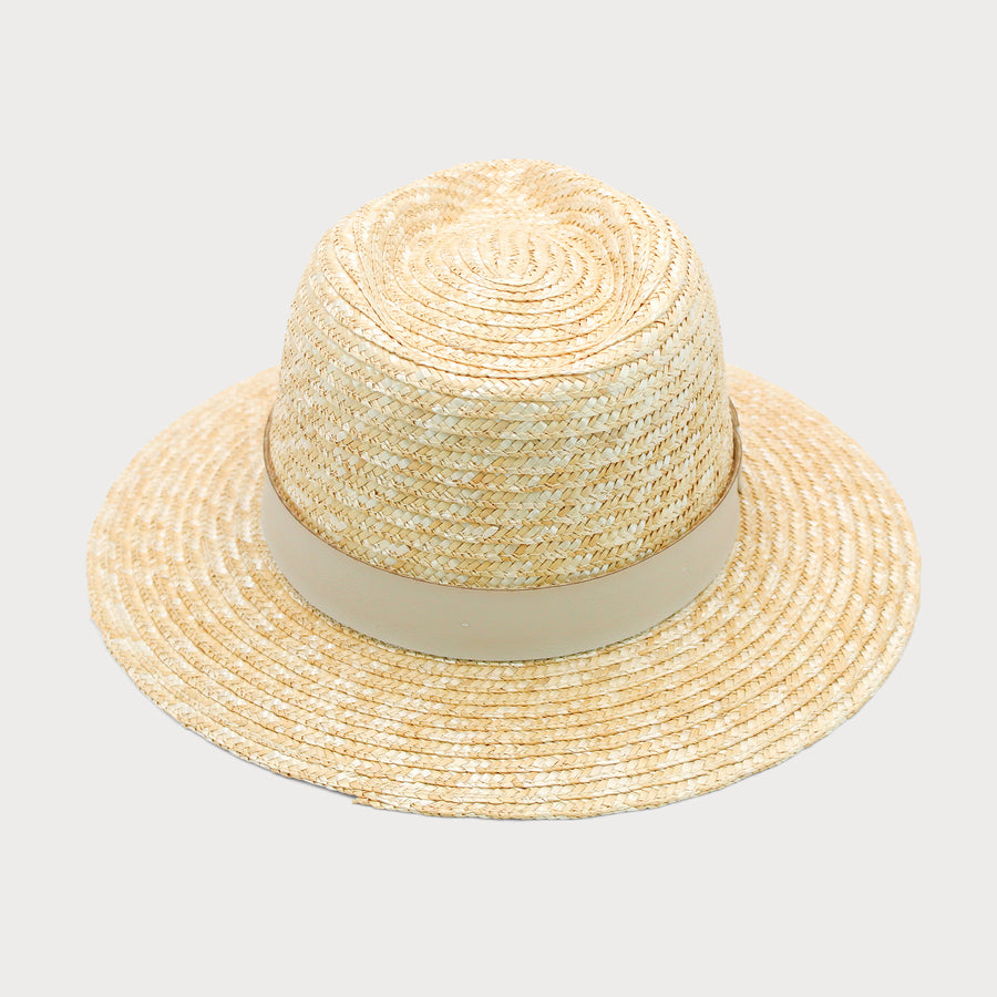 Zira Fedora in White