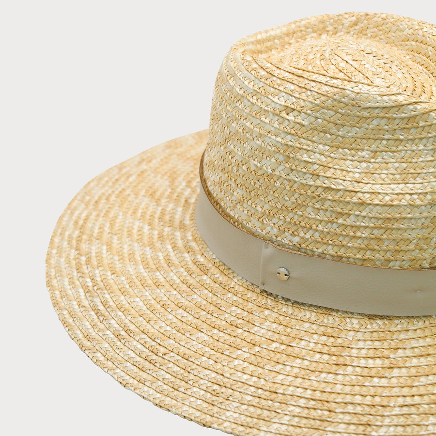 Zana Fedora in White