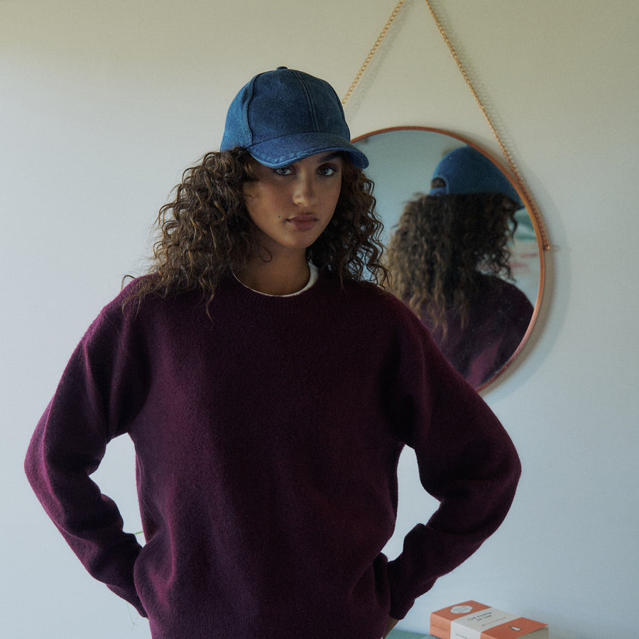 Max Recycled Cotton Denim Cap