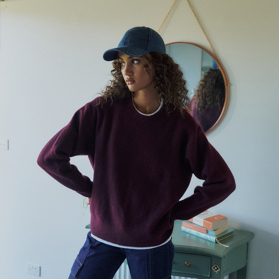 Max Recycled Cotton Denim Cap