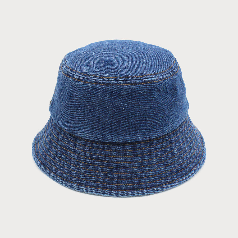 Max Recycled Cotton Denim Bucket Hat