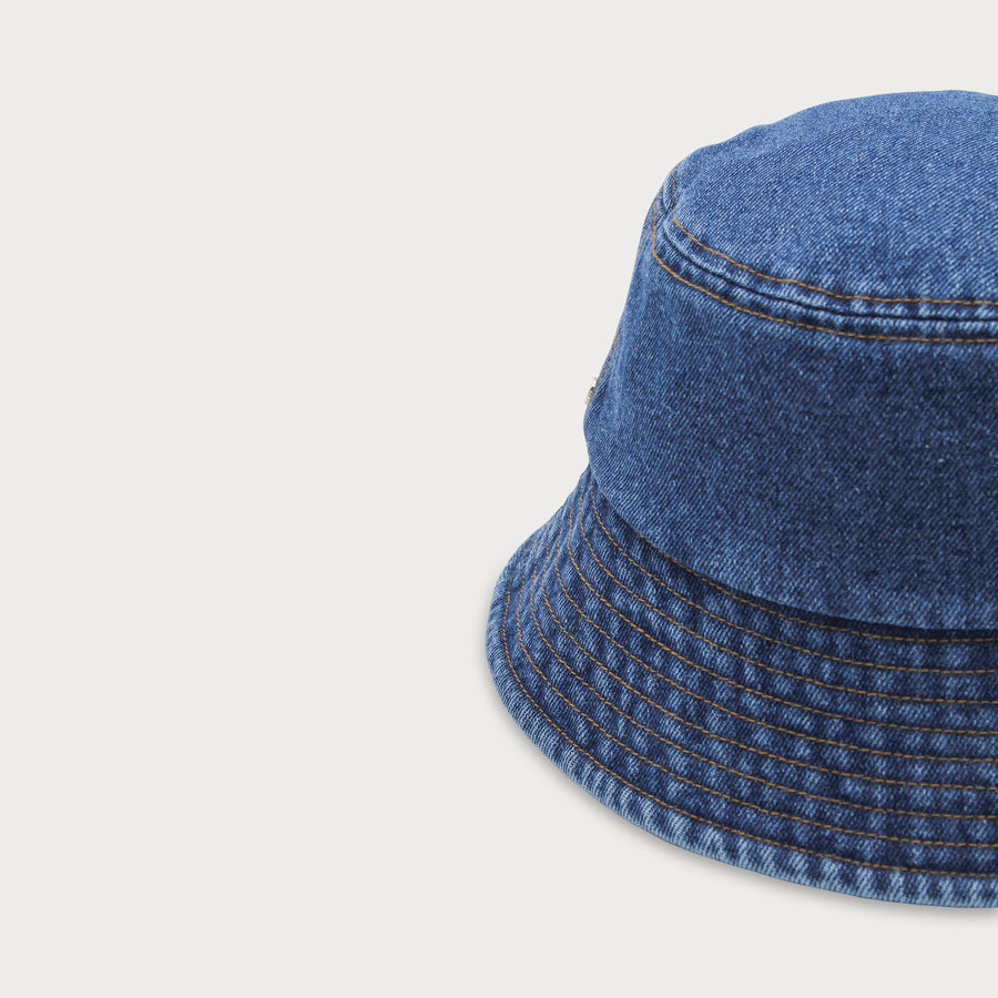 Max Recycled Cotton Denim Bucket Hat