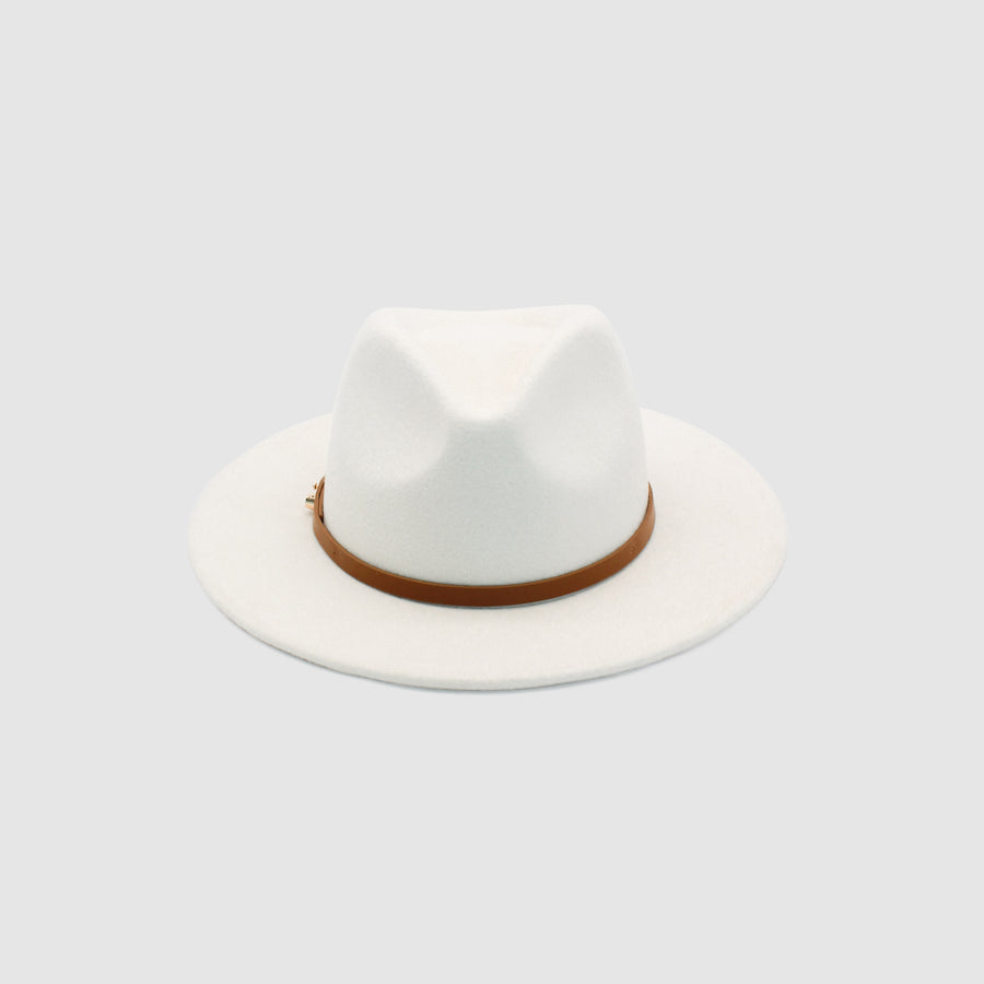 Image of the Ace of Something Oslo Fedora in White