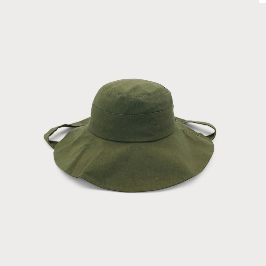 Melrose Bucket Hat in Khaki