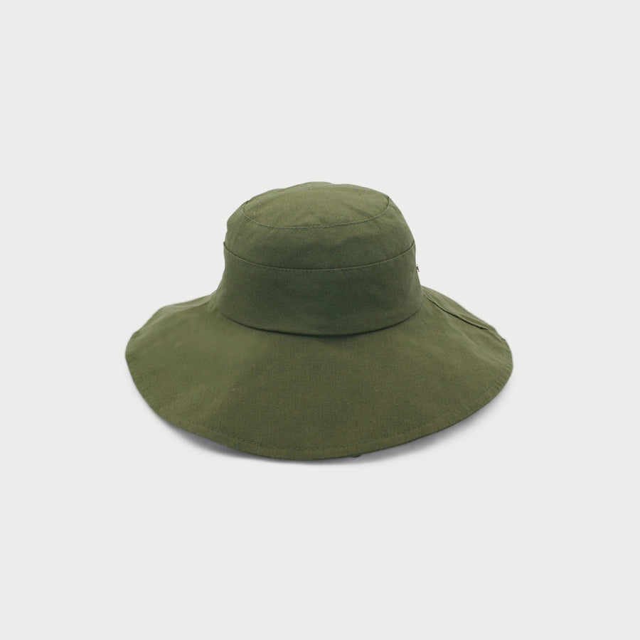 Melrose Bucket Hat in Khaki