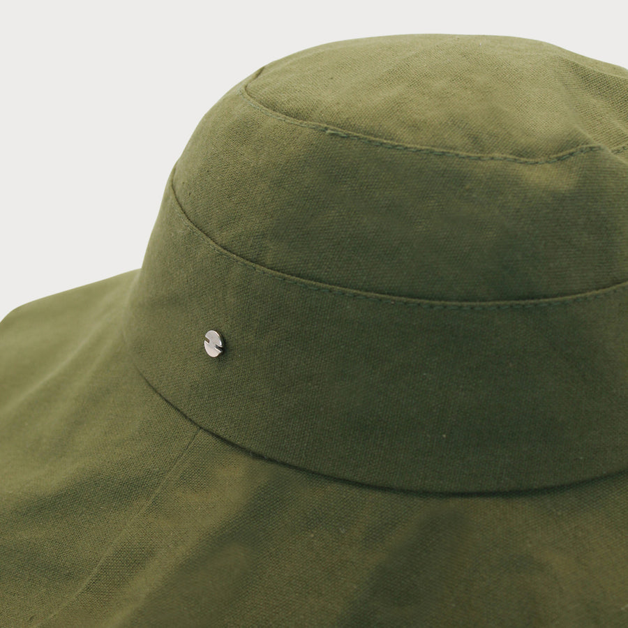 Melrose Bucket Hat in Khaki