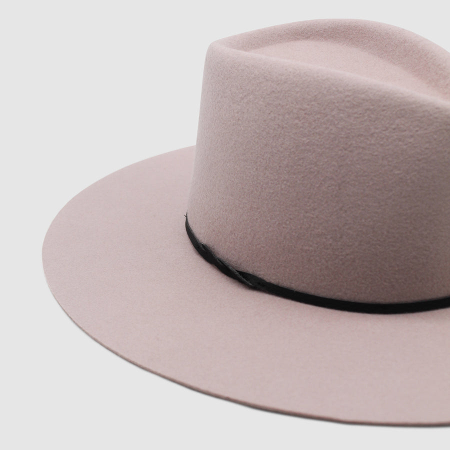 Image of the Ace Of Something Jumbuck Fedora in Rose Dust.