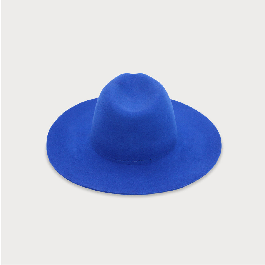 Back image of the The Callisto Fedora in Royal blue